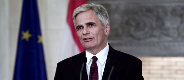 Werner Faymann, chancelier fédéral autriche - Sputnik Afrique