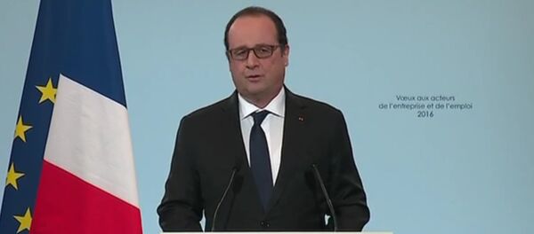 Vœux du président François Hollande aux acteurs de l'entreprise et de l'emploi - Sputnik Afrique