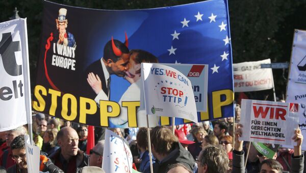 ¨Protestations contre le TTIP - Sputnik Afrique