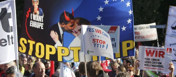 ¨Protestations contre le TTIP - Sputnik Afrique