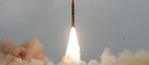 Un missile pakistanais Hatf-VI (Shaheen-II) - Sputnik Afrique