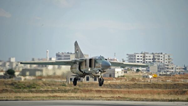 Un MiG-23 de l'Armée de l'air syrienne - Sputnik Afrique