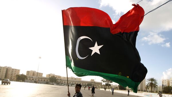 Le drapeau du Libye. Archive photo - Sputnik Afrique