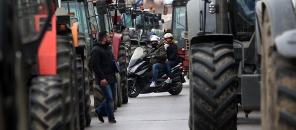 Les manifestations d'agriculteurs  - Sputnik Afrique