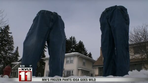 Au Minnesota, les pantalons congelés prennent vie - Sputnik Afrique