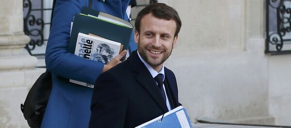 Emmanuel Macron, ministre français de l'Economie - Sputnik Afrique