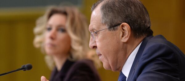 Conférence de presse du ministre russe des Affaires étrangères Sergueï Lavrov - Sputnik Afrique