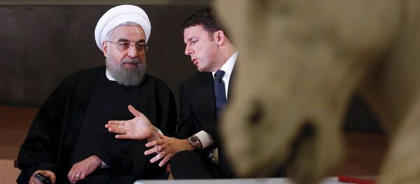 La visite du président iranien Hassan Rohani en Italie - Sputnik Afrique