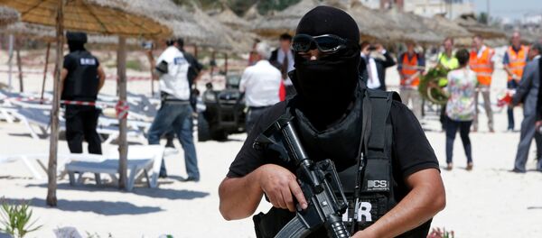 Un policier tunisien - Sputnik Afrique