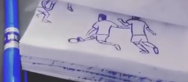 Le but de Messi inspire les peintres - Sputnik Afrique