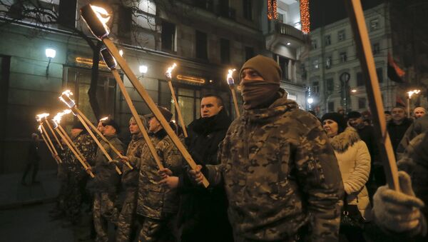Nationalist March in Kiev - Sputnik Afrique