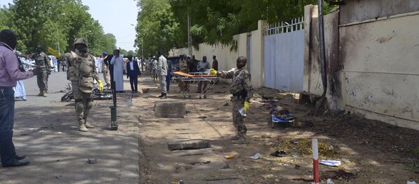 Des forces de sécurité à N'Djamena, Tchad Des forces de sécurité à N'Djamena, Tchad - Sputnik Afrique