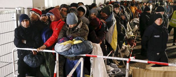 Migrants à Berlin Migrants à Berlin - Sputnik Afrique