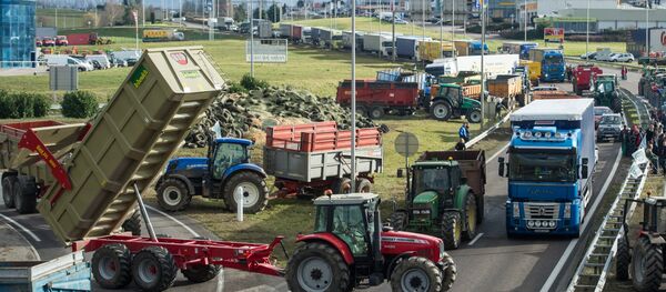 la grève des agriculteurs - Sputnik Afrique