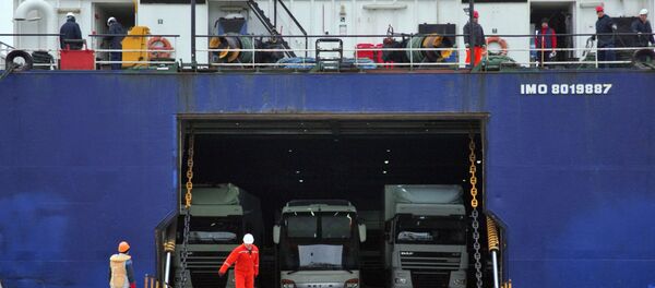 Les camions russes - Sputnik Afrique