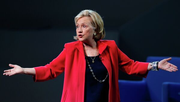 la candidate démocrate à la présidentielle américaine Hillary Clinton - Sputnik Afrique