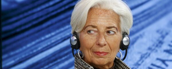 International Monetary Fund (IMF) Managing Director Christine Lagarde attends the session Where Is the Chinese Economy Heading? of the annual meeting of the World Economic Forum (WEF) in Davos, Switzerland in this January 21, 2016 file photo International Monetary Fund (IMF) Managing Director Christine Lagarde attends the session Where Is the Chinese Economy Heading? of the annual meeting of the World Economic Forum (WEF) in Davos, Switzerland in this January 21, 2016 file photo - Sputnik Afrique