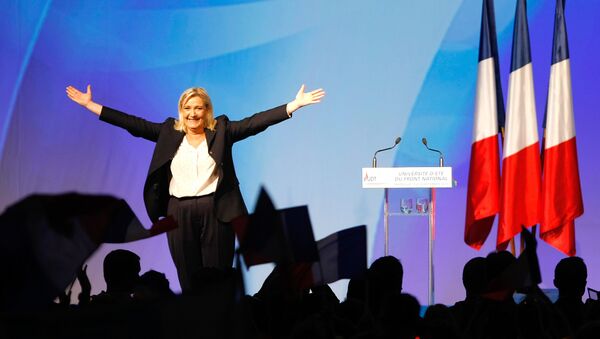 Marine Le Pen, présidente du Front national - Sputnik Afrique