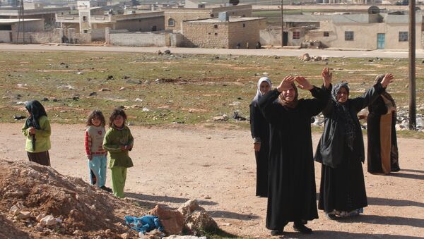 ville libérée Nobel et Zahra à Alep en Syrie - Sputnik Afrique