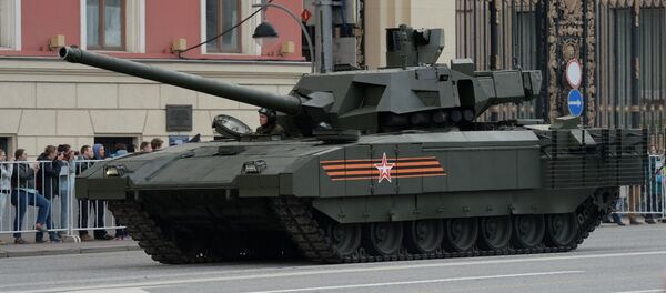 Le char T-14 Armata lors de la répétition de la parade militaire à Moscou - Sputnik Afrique