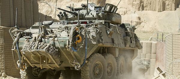 Un véhicule blindé General Dynamics LAV III en Afghanistan - Sputnik Afrique