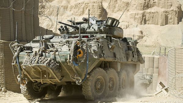 Un véhicule blindé General Dynamics LAV III en Afghanistan - Sputnik Afrique