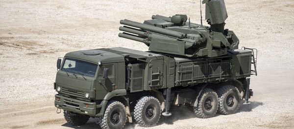 Pantsir-S1 antiaircraft gun / surface-to-air missile system displayed in the run-up to the Army-2015 international military-technical forum in the Moscow Region - Sputnik Afrique