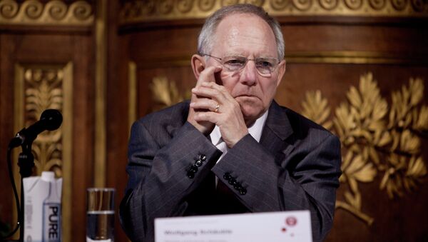 Le ministre allemand des Finances Wolfgang Schäuble - Sputnik Afrique
