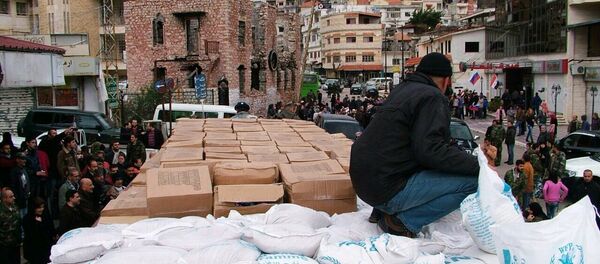 Сирия-гуманитарная помощь - Sputnik Afrique