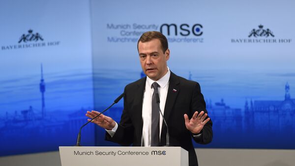 Dmitri Medvedev s'exprime à l’occasion de la Conférence sur la sécurité de Munich - Sputnik Afrique