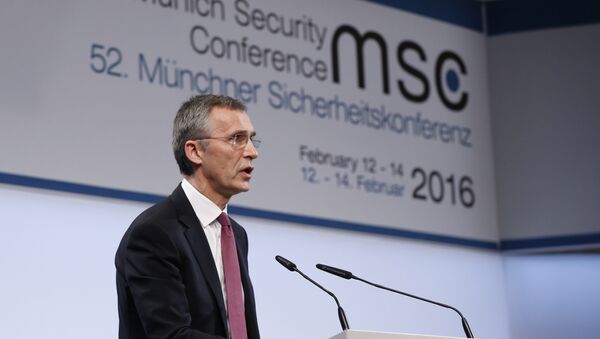 Jens Stoltenberg, secrétaire général de l'OTAN lors de la Conférence sur la sécurité de Munich - Sputnik Afrique