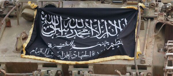 Drapeau du Front al-Nosra en Syrie - Sputnik Afrique