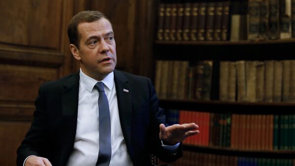 Interview du premier ministre russe Dmitri Medvedev au magazine Time - Sputnik Afrique