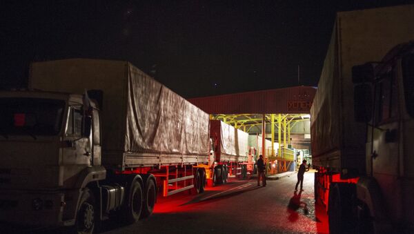 Le blocus des camions russes en Ukraine maintenant officiel - Sputnik Afrique