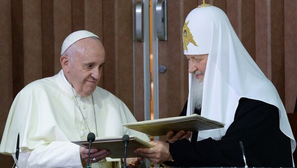 La rencontre historique entre le Pape et le Patriarche - Sputnik Afrique