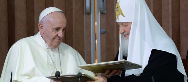 La rencontre historique entre le Pape et le Patriarche - Sputnik Afrique