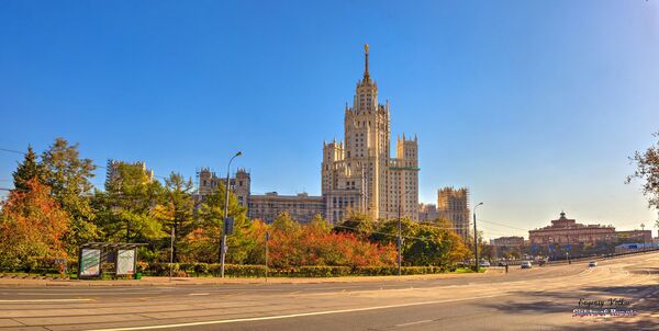 Le gratte-ciel du quai Kotelnicheskaïa à Moscou - Sputnik Afrique