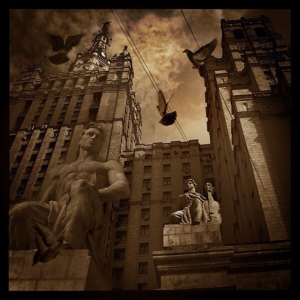 Immeuble d'habitation de la place Koudrinskaïa à Moscou - Sputnik Afrique