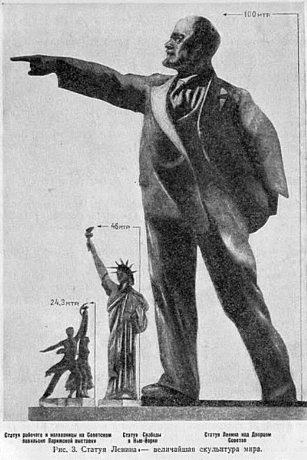 une statue de Lénine de 100 mètres - Sputnik Afrique