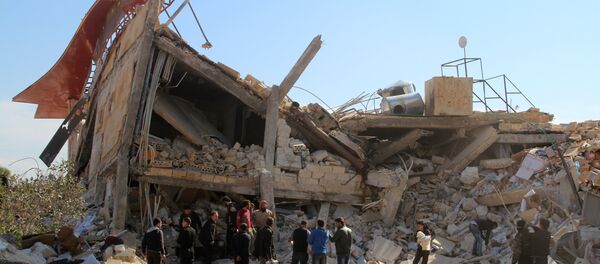 Ruines d'un hôpital soutenu par MSF dans la province syrienne d'Idleb - Sputnik Afrique