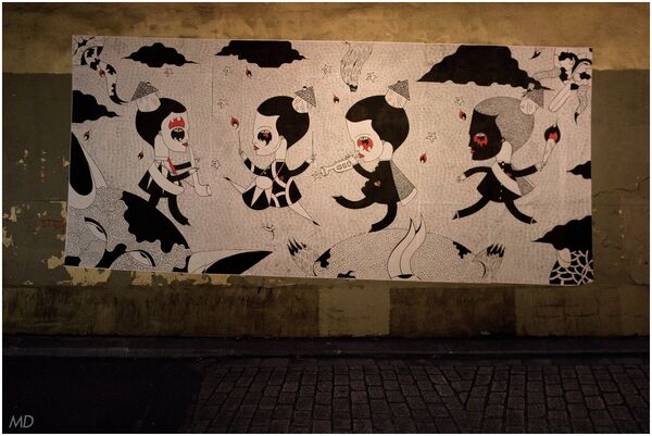 Street-art de Fred le Chevalier Street-art de Fred le Chevalier - Sputnik Afrique