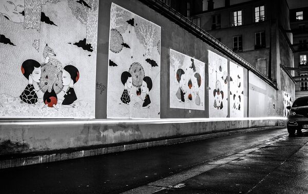 Street-art de Fred le Chevalier Street-art de Fred le Chevalier - Sputnik Afrique