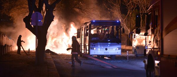 Heftige Explosion in türkischer Hauptstadt Ankara Heftige Explosion in türkischer Hauptstadt Ankara - Sputnik Afrique