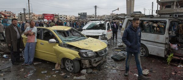 Double attentat à Homs, le 21 février 2016 - Sputnik Afrique