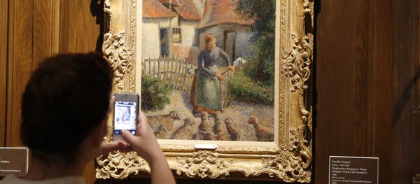 Camille Pissarro, La bergère rentrant des moutons - Sputnik Afrique