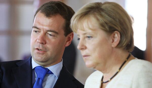 La visite de Medvedev en Allemagne - Sputnik Afrique