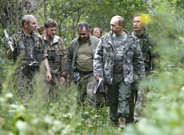 M. Poutine, défenseur affiché du tigre, s'est rendu mardi dans l’ancienne capitale impériale russe. - Sputnik Afrique