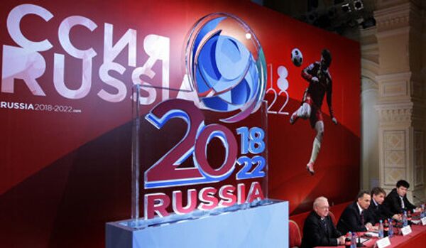 Les jumeaux Sacha et la candidature russe pour la Coupe du monde 2018 - Sputnik Afrique