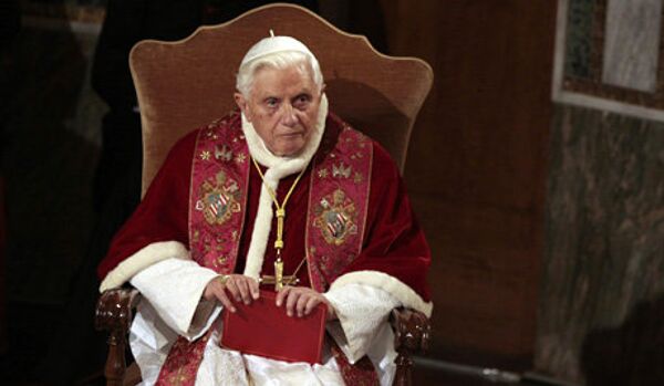 Le pape Benoît XVI a appelé à assurer la sécurité des chrétiens au Proche-Orient - Sputnik Afrique