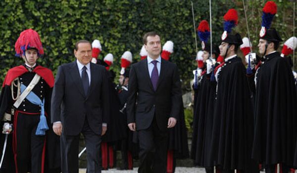 La cérémonie d’ouverture de l’Année croisée Italie-Russie - Sputnik Afrique